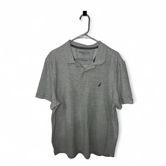 Nautica Classic Gray Polo Shirt for Men’s Size XL - Picture 1 of 5